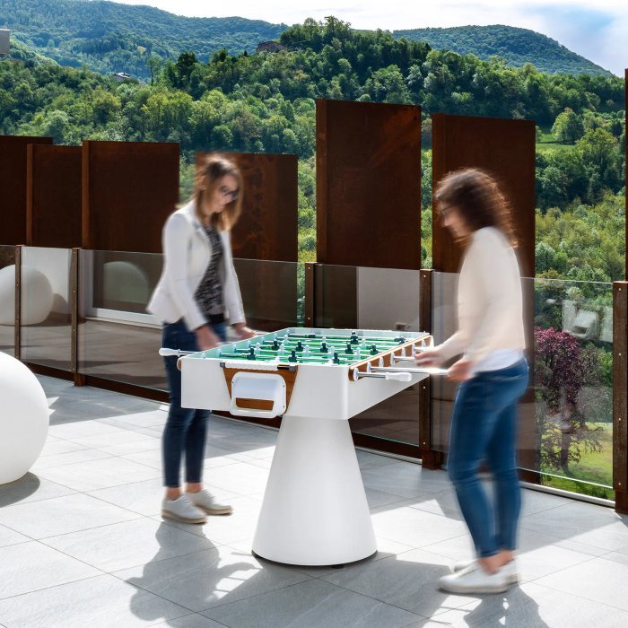 René Pierre Color Blanc Foosball Table in White - Image 4