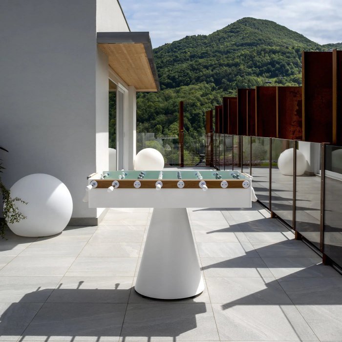 René Pierre Color Blanc Foosball Table in White - Image 7